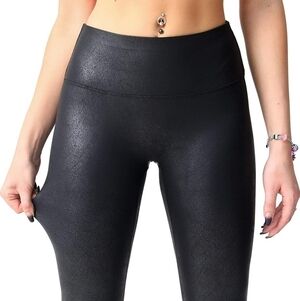 MCEDAR high elasticity faux leather high waist leggings